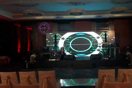 led wall lights and speaker rental