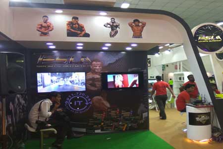 speaker and tv rental in tradeshow